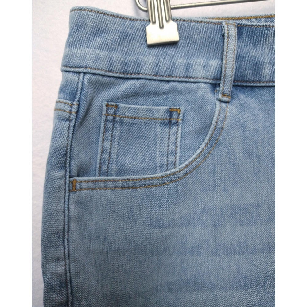 NWT Halara Jean High Waisted 5-pocket Bermuda Shorts 90s Coastal sz L (12-14) - Picture 4 of 7